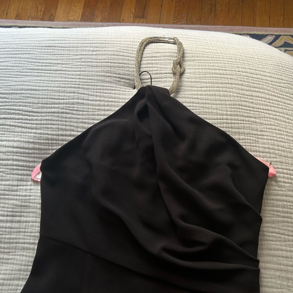 Solace London Black Tie Dress